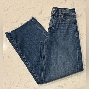 American Eagle - Super High-Rise Baggy Wideleg Jeans - Size 0 Short, like NEW!!